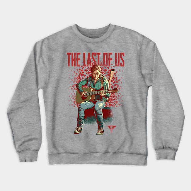 THE LAST OF US Part II Ellie Take On Me, I'll be Gone Crewneck Sweatshirt by Lima's